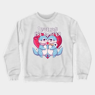 Significant Otters - Adorable Otter Couple Crewneck Sweatshirt